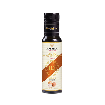 Olio da condimento aromatizzato all'aglio